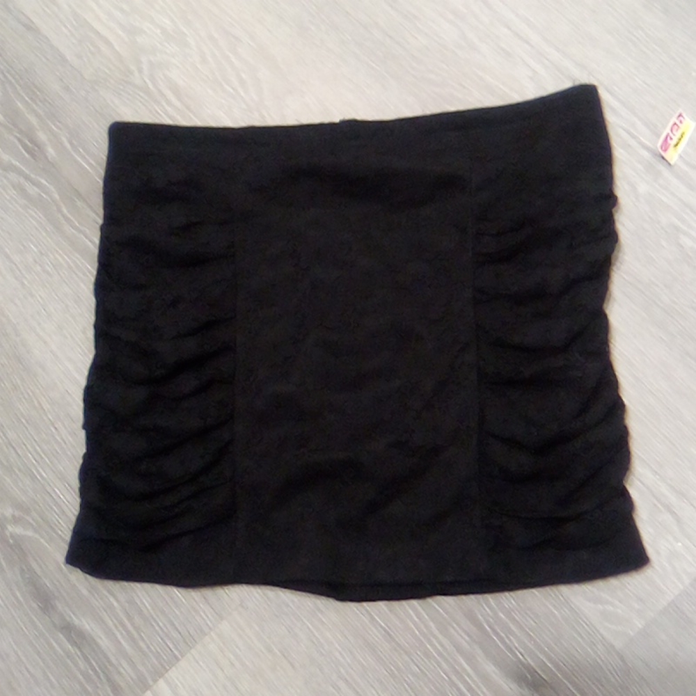 Dead stock NWT Black Lace Micro Mini Skirt from Deb Retail